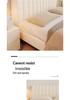 Soft Padded Bedside Cushion Headboard Cover - Washable & Simple Design for Double Beds