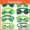 Lucky Green Check Collar Pet Accessory For St.paddys Day