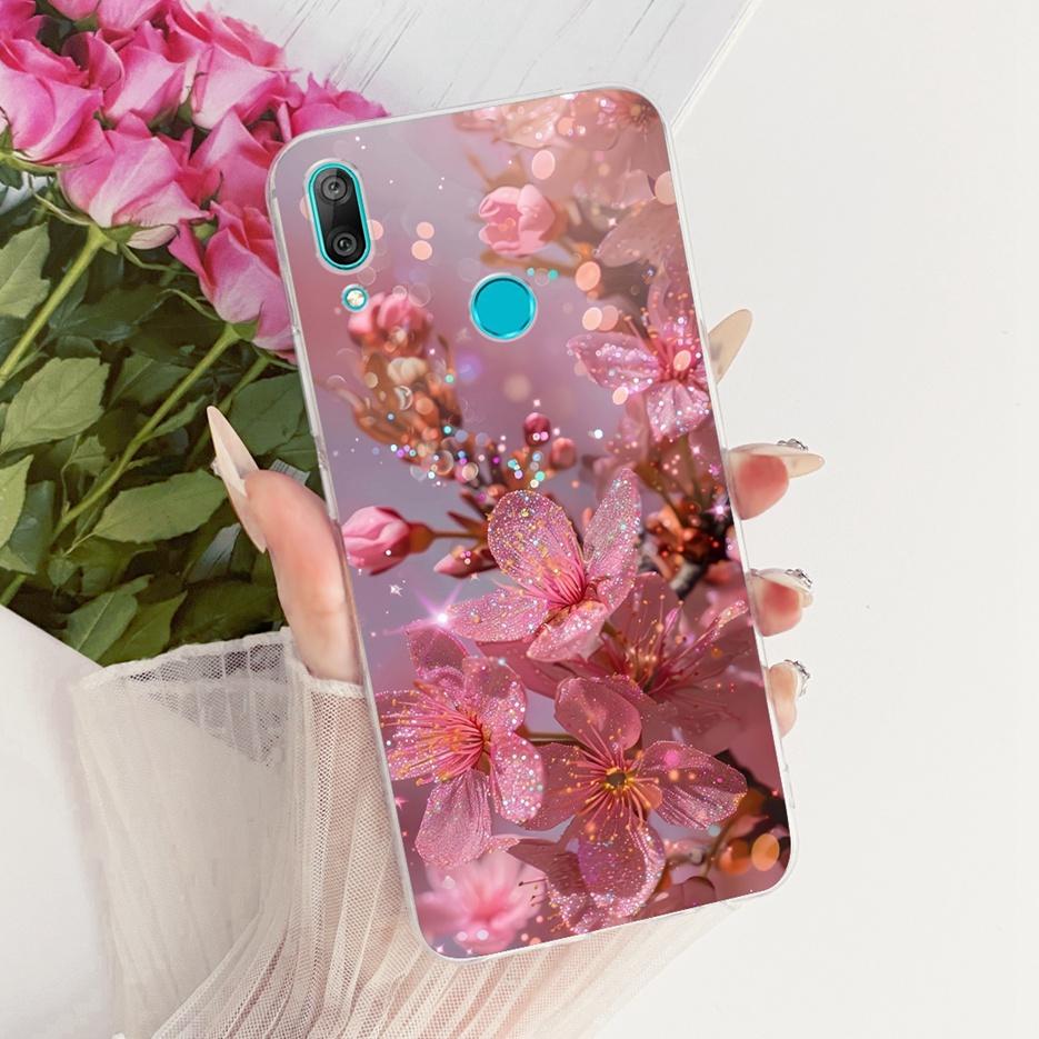 For Huawei Y7 Prime 2019 Case DUB-LX3 Cute Lion Fashion Painted Cover Soft Slim Phone Case For Huawei Y7 Pro 2019 Y 7 2019 Shell