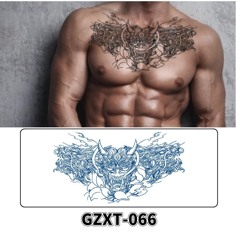 Waterproof Herbal Semi-Permanent Flower & Wings Sleeve Tattoo Sticker