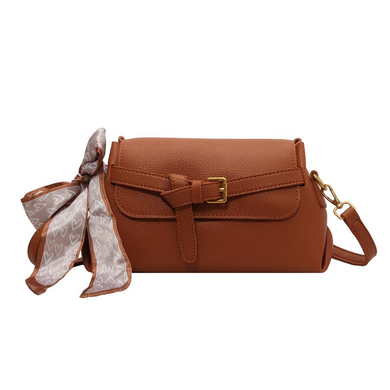 Large-capacity bag women's 2025 new fashion versatile summer shoulder messenger bag retro texture popular small square bag