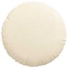 Seat Cushion 2 pcs Cream Ø30 x 13 cm Cord Fabric