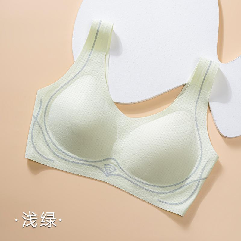 Vest type summer thin sports underwear women gather small breasts, close secondary breasts, anti-sagging, breathable and seamless beautiful back bra