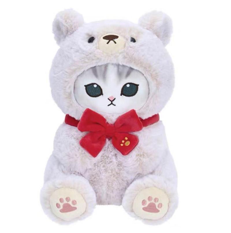 Adorable Teddy Bear Shark Cat Plush Keychain Soft And Cute Stuffed Toy For Girls