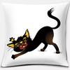 Cartoon Cute Cat Animal Series Printed Pillowcase Decoration Accessories for Holiday Party Living Room Bedroom Home Decor