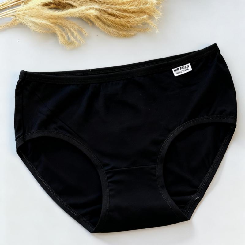 3 Stück Zufällige Farbe Damen Sexy Nahtlose Baumwollslips Baumwollunterwäschehosen