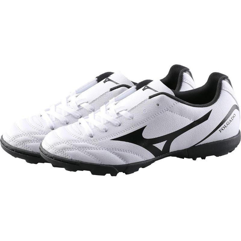Mizuno Wide Jr AS Kids Soccer Shoes Black White P1GE189309