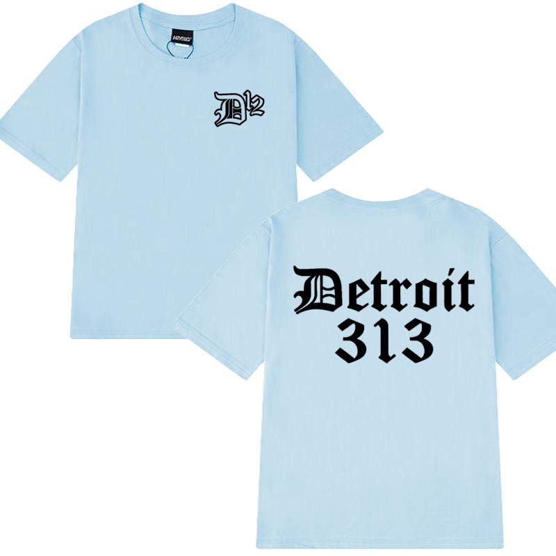 Rock Music D12 Hip Hop Double Sided Printed T Shirts Unisex Oversized 100% Cotton Short Sleeve T-shirt Men Women Vintage Tops