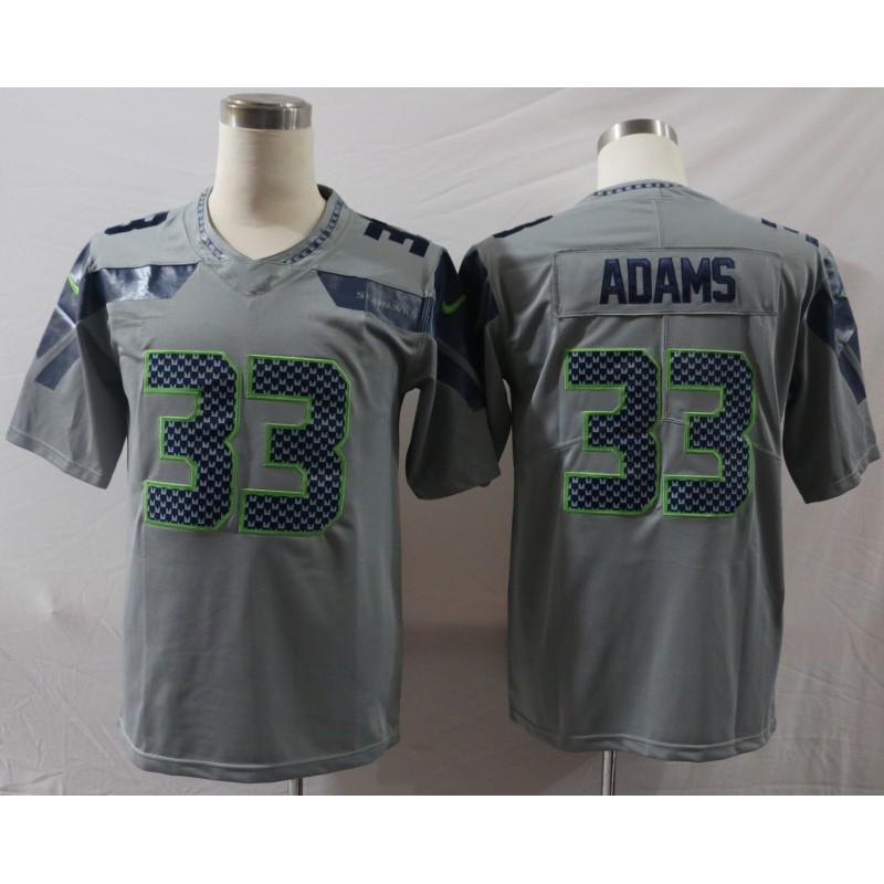 Seattle Seahawks Retro Embroidered Football Jersey Training Tee Men Women Lightweight Cotton Sportswear