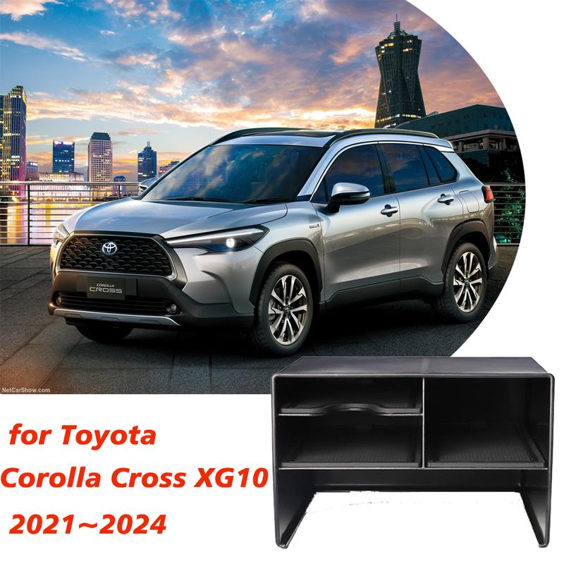 Car Organizer Box for Toyota Corolla Cross XG10 ~2024 Center Console Storage Container Sundries Packing Accessorie