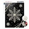 Christmas Pearl Painting Kit Handmade DIY Snowflake Winter Holiday Home Decoration Painting