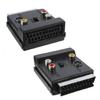 Switching Equipped SCART AV Adapter Slip Proof ABS Metal Housing Precise For Reliable Video Conversion