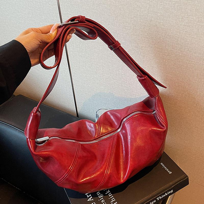 Casual Texture Large-capacity Bag Autumn New Niche Trend Women's Shoulder Dumpling Bag