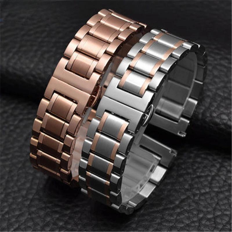 Uhrenarmband Edelstahlband Uhrenarmband Metallarmband 12mm 14mm 16mm 18mm 20mm 22mm 24mm Größe Breite Für Samsung Uhr Band