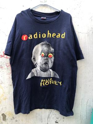 Radiohead Pablo Honey Retro Style Reprint T Shirt Classic Style S-5XL KH11002 Unisex T-Shirt