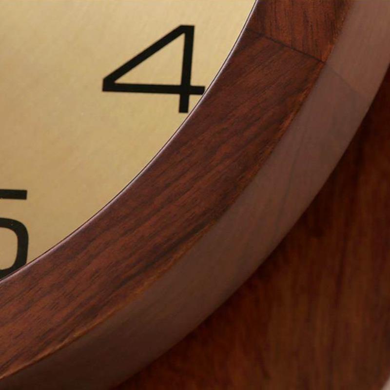 Decorative Wall Clock Modern Wood Wall Watch Luxury Aesthetic Pendulum Clocks Silent Minimalist Elegant Living Room Watches