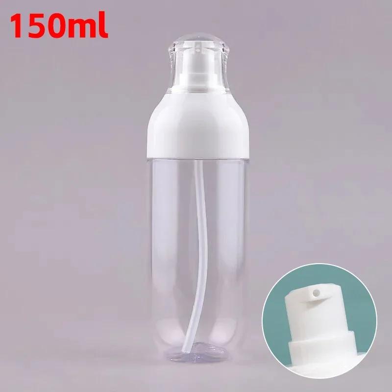 1-2pcs Portable Plastic Pump Bottle Safety Empty Spray Cosmetic Tool Refillable Lotion Split Bottles Cream Shampoo Travel Bottle