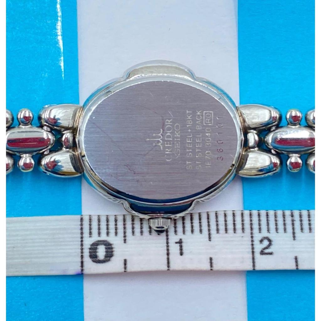 Used SEIKO Credor Watch Ladies 18KT Stainless Steel Combi