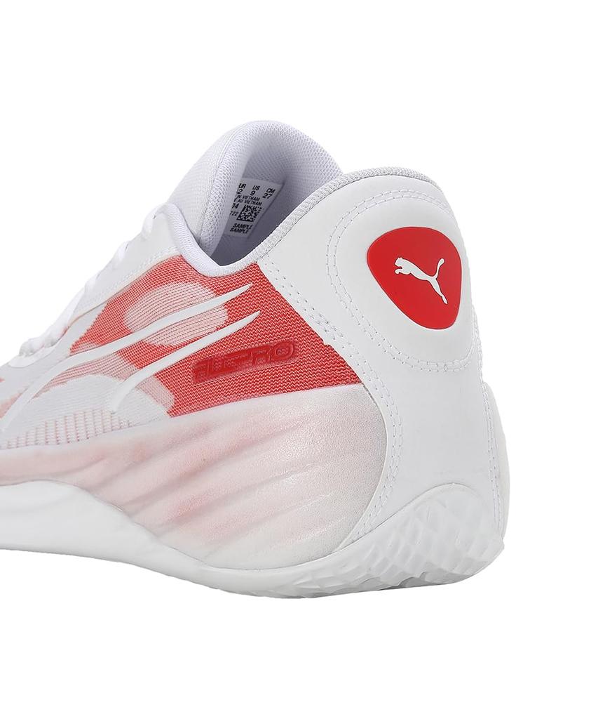 Basketbalové boty NITRO TEAM 379081 2025 Barva All Time Red cm [PUMA] ALL-PRO Jaro/Léto Bílá/Pro (04) 30,0