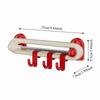 Wall Wall Towel Hooks Waterproof Kitchen Storage Hooks Multifunctional Rotating Sliding Hooks  Door