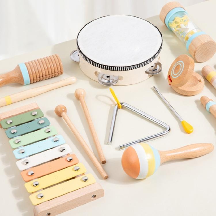 Children Waist Drum Toy Musical Instrument Percussion Toy Educational Baby Toy for Toddler Music and Sensory Development