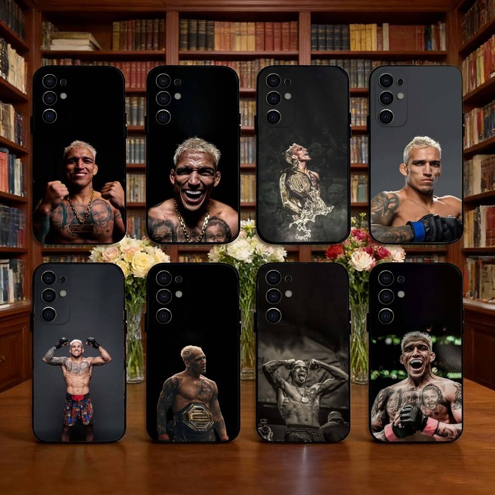 Charles Oliveira Phone Case For Samsung S25,S24,S21,S22,S23,S30,Ultra,S20,Plus,Fe,Soft Silicone Black Cover