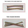 10Pcs/lot Micro JST 1.25mm Wire Connector Pitch 1.25mm 2P 3P 4P 5P 6P 7P 8P-12Pin Female to Female Plug Same / Reverse Direction