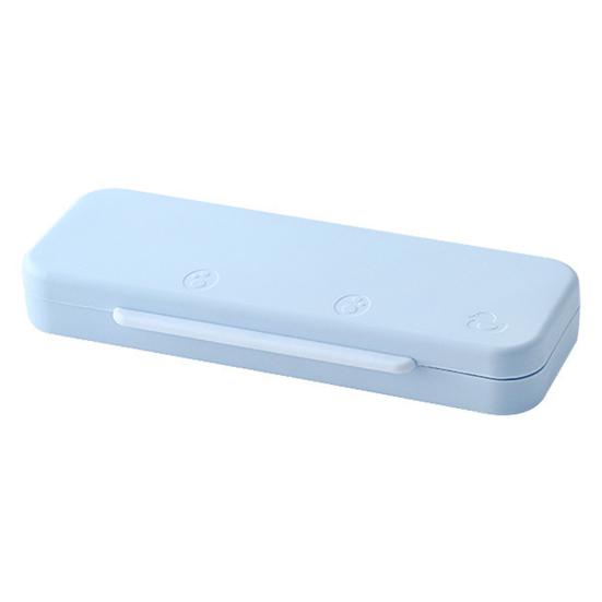 

Пенал большой емкости с пряжкой, водонепроницаемый слой в форме утки, канцелярский органайзер, коробка, школьные принадлежности синий