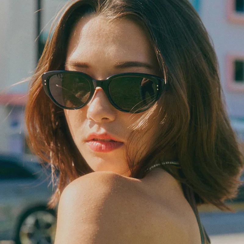 Men's Women's New Wave Cat Eye Design Sunglasses Retro Frame Eyewear Luxury Fashion UV400 Eye Protection Outdoor Eyewear