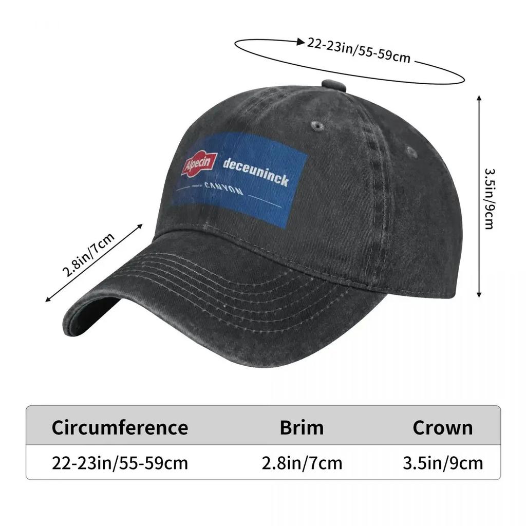 Alpecin Deceuninck Cowboy Hat Wild Ball Hat Hat Man Luxury black Hats Man Women's