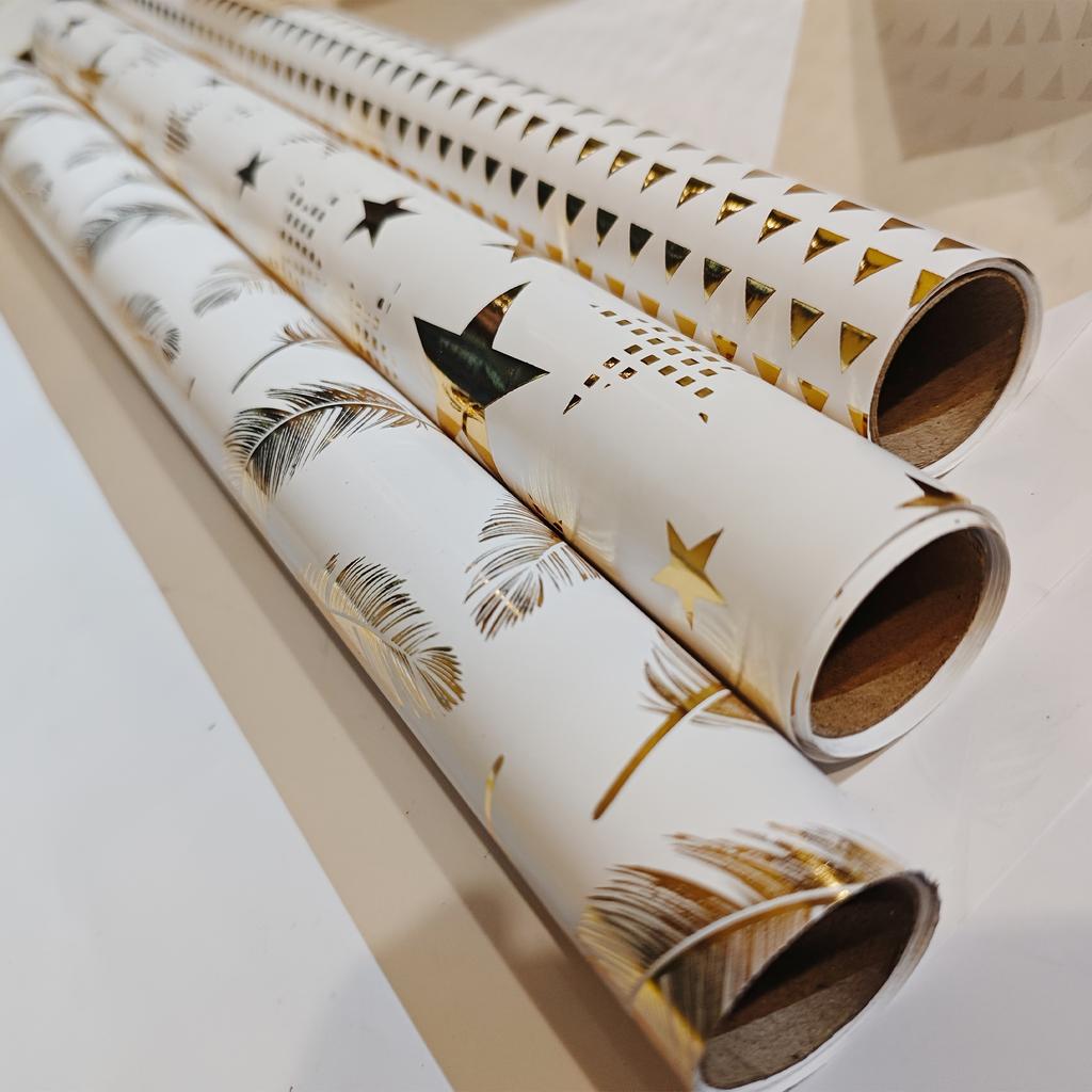 Large-Sized Roll Gift Wrapping Paper, 17 Inches * 118 Inches Per Roll, For Birthday Gifts, Wedding Gifts, Colored Wrapping Paper