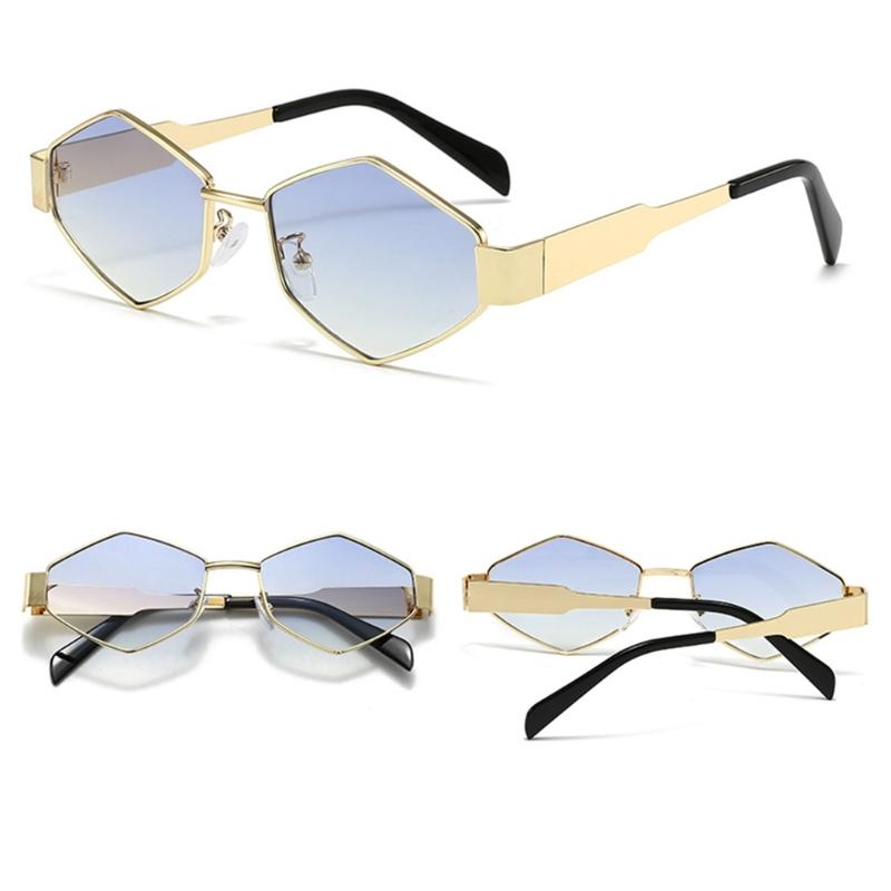 Diamond Frame Sunglasses for Girls Teens Eye Catching Carnivals Party Photography Sunglasses Outdoor Camping Glasses