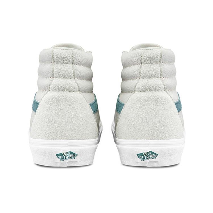 Vans SK8 HI High Top Retro Skate Shoes Unisex Light Grey Light Gray VN0A4U3D5E9