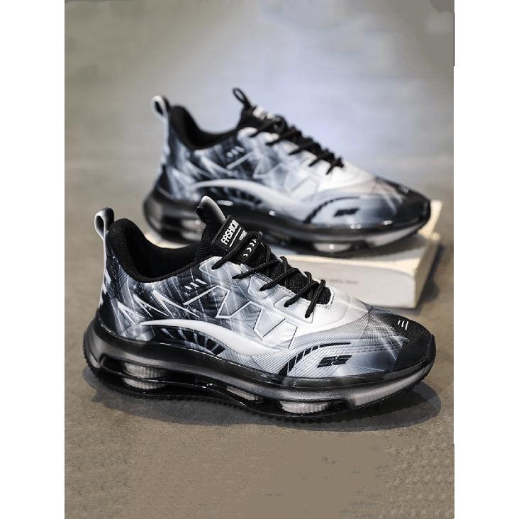 

Модные кроссовки унисекс, легкие спортивные кроссовки, нескользящая повседневная обувь для ходьбы, амортизирующая спортивная обувь 45 чёрный