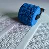 Clay Stamp Roller Geometric Flower Patterns Relief Rolling Tool Ceramic Clay Texture Wheel Clay Molds DIY Clay Tools Art Decor