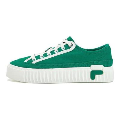 Comfortable Versatile Low-Top Canvas Shoes Women Sneakers White Green F12W322310FBA