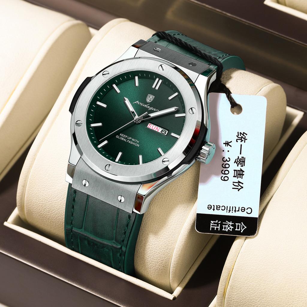 Swiss Mens Waterproof Quartz Watch With Luminous Dial For Casual Daily Wear