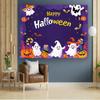 Halloween Background Image - Cartoon Halloween Photo Background - Pumpkin Moon Photography Background - Happy Halloween Party