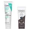 Pond's Bamboo Charcoal & CeraVe Centella Asiatica Cleanser Duo