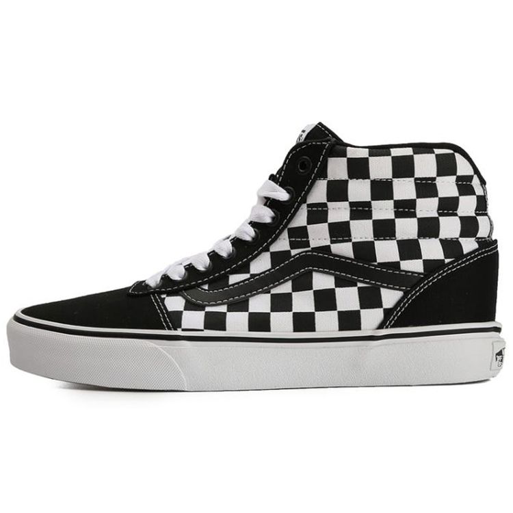 

Кроссовки унисекс Vans Ward High Checkerboard Черный Белый VN0A38DN5GX