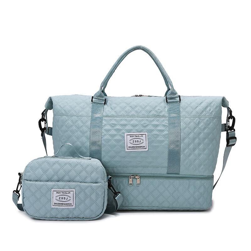 

Li Shen Large Capacity Dry-Wet Separation Travel Duffle Bag 45-55L