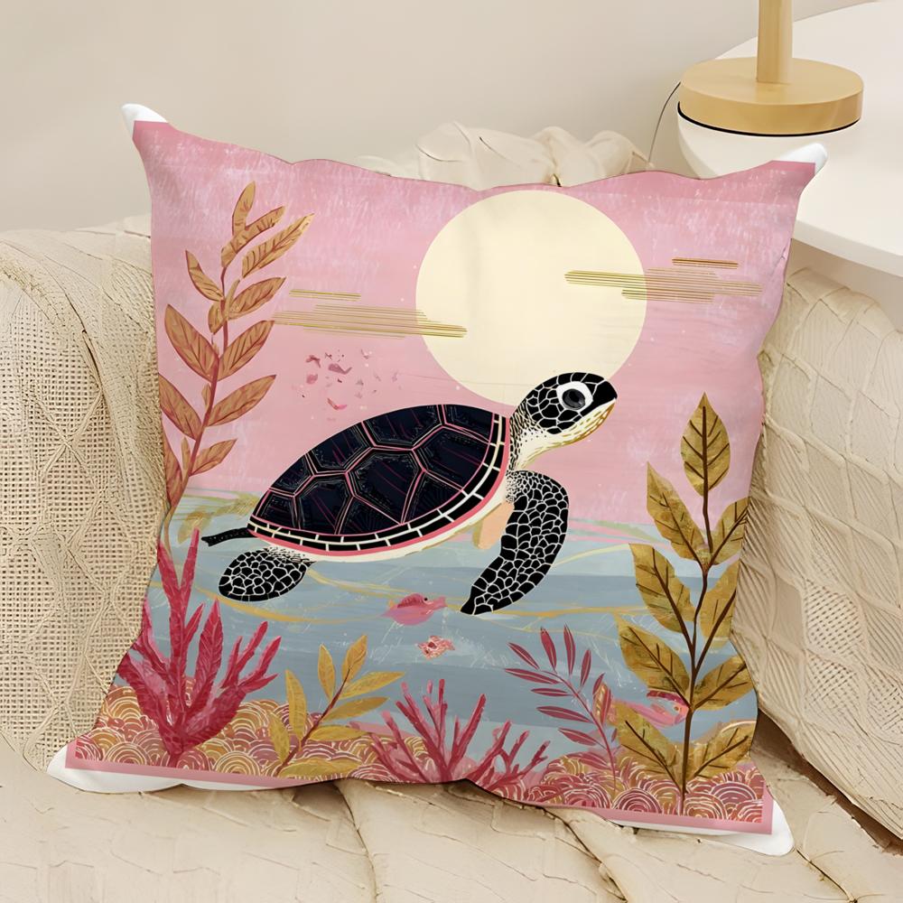 fashing natural animal prints for home decor Pillow Case Natural Linen Double-Sided Printing Sofa Home Decor Cushion Cover