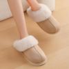 Winter Fur Flat Indoor Slippers for Men and Women, 6 Colors