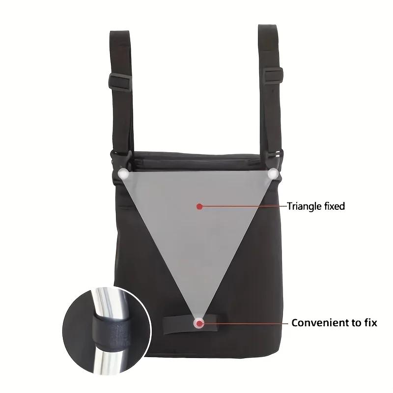 Large Capacity Oxford Cloth Handlebar Bag Removable Storage Bag Suitable for Motorcycles and Electric Vehicles