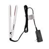 Ultrasonic Infrared Hair Straightener Cold Wave Hair Straighten Curling Iron (White )