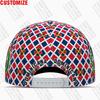 Dominicana Baseball Cap Custom Number Number Team Logo Hats Travel Spanish Nation Dominican Republic Flag Print Po Headgear