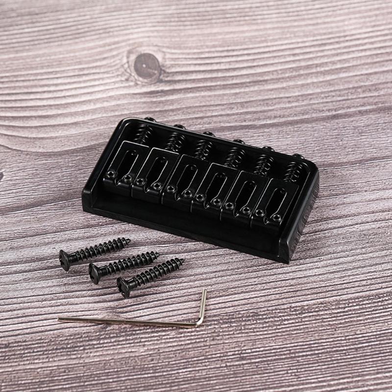 Heavy Gauge Fixed Bridge For Electric Guitar 72mm String Spacing With Enhances Sustain And Intonation
