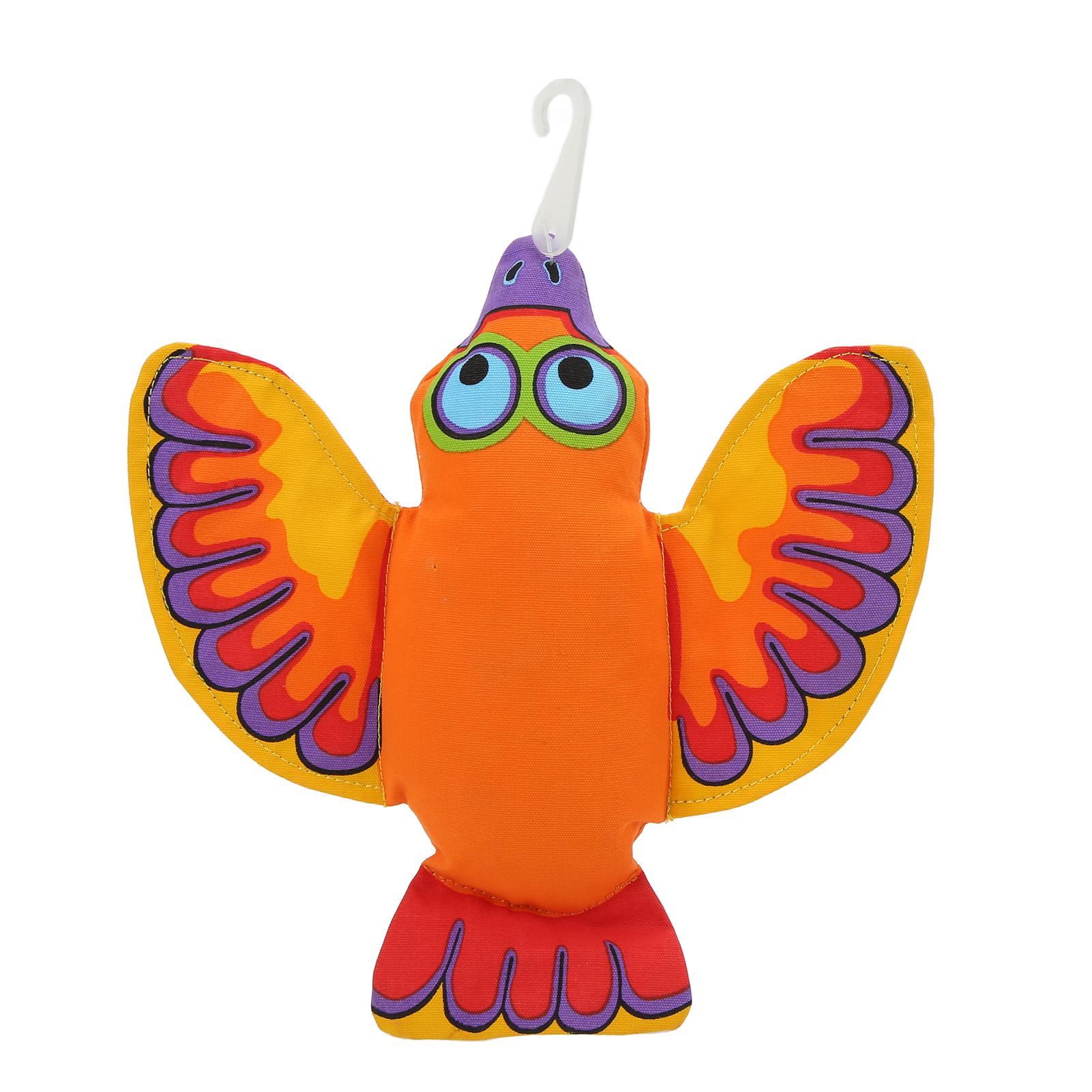 

Писклявая игрушка для собак в форме птицы, жевательная игрушка для собак, игрушка для чистки зубов со скрипом для собак среднего размера