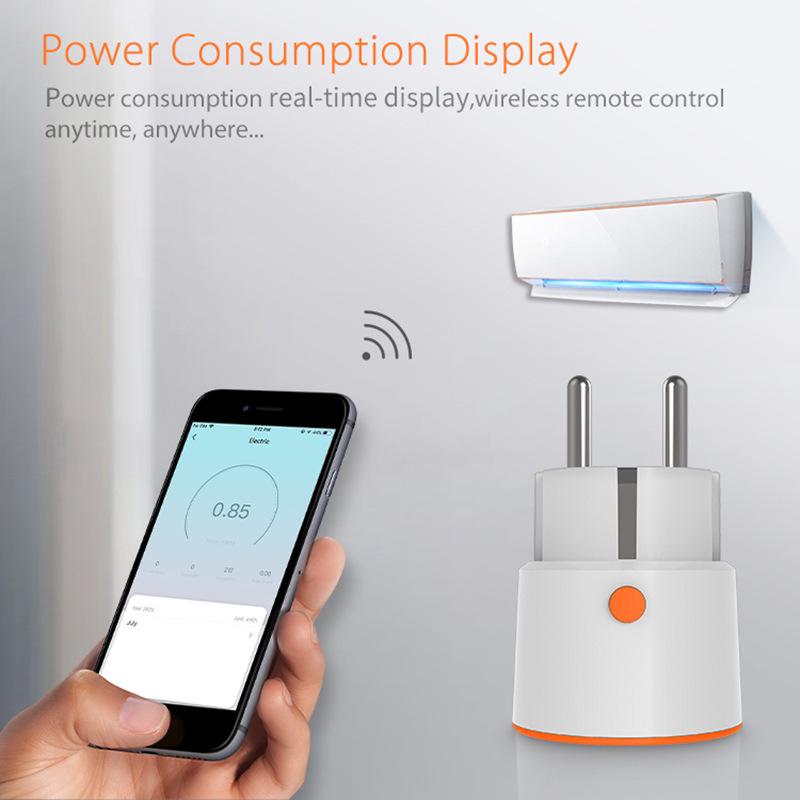 Graffiti Smart 16A ZigBee/WiFi Európska zásuvka s meraním