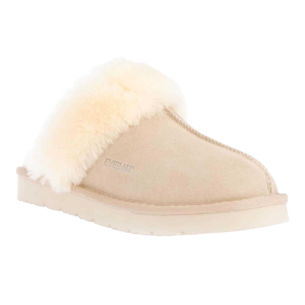 EverAu Womens/Ladies Raven Suede Slippers